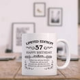 thumbnail image 5 of 57th Birthday Gifts for Women Men - 11 oz Coffee Mug - 57 Year Old Present Ideas for Mom, Dad, Wife, Husband, Son, Daughter, Friend, Colleague, Coworker (57th Birthday Gift), 5 of 7