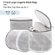 thumbnail image 2 of 3pcs Laundry Mesh Bag Bra Wash Bag, Bra Laundry Bags With Zips, Reuse Washing Machine Bag For Lingerie, Underwear, Delicates, 2 of 5