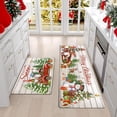 thumbnail image 2 of Christmas Kitchen Rugs Set of 2, Farmhouse Christmas Tree Truck Kitchen Floor Mat, Non Slip Anti Fatigue Kitchen Mats for Floor, Cushioned Kitchen Rug Set Christmas Winter Holiday Decorations, 2 of 6