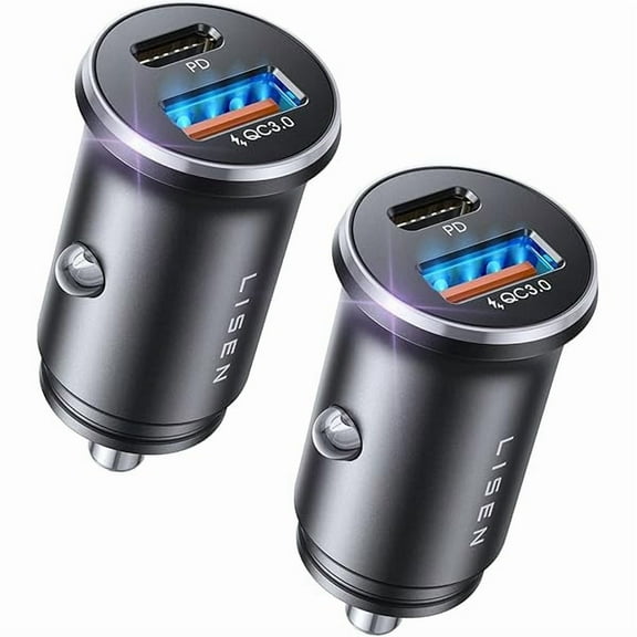 54W Car Phone Charger USB C, Cigarette Lighter Adapter, Car Accessories for iPhone, USB C Car Charger Adapter USBC Type C 12v, Fit for iPhone 16E 16 15 14 13 12 Samsung S25 Google iPad Android