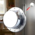 thumbnail image 2 of Kitchen Timer With Magnetic Base Stainless Steel Manual Mechanical Cooking Timer, 2 of 5