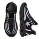 thumbnail image 1 of Zapatillas de deporte con cordones de estilo moderno con estampado de hojas de marihuana en degradado para mujer, zapatos planos transpirables e informales, 1 of 6