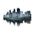 thumbnail image 4 of ALL MY WALLS Metal Wall Art 'Minneapolis Reflection' Ash Carl, 4 of 4