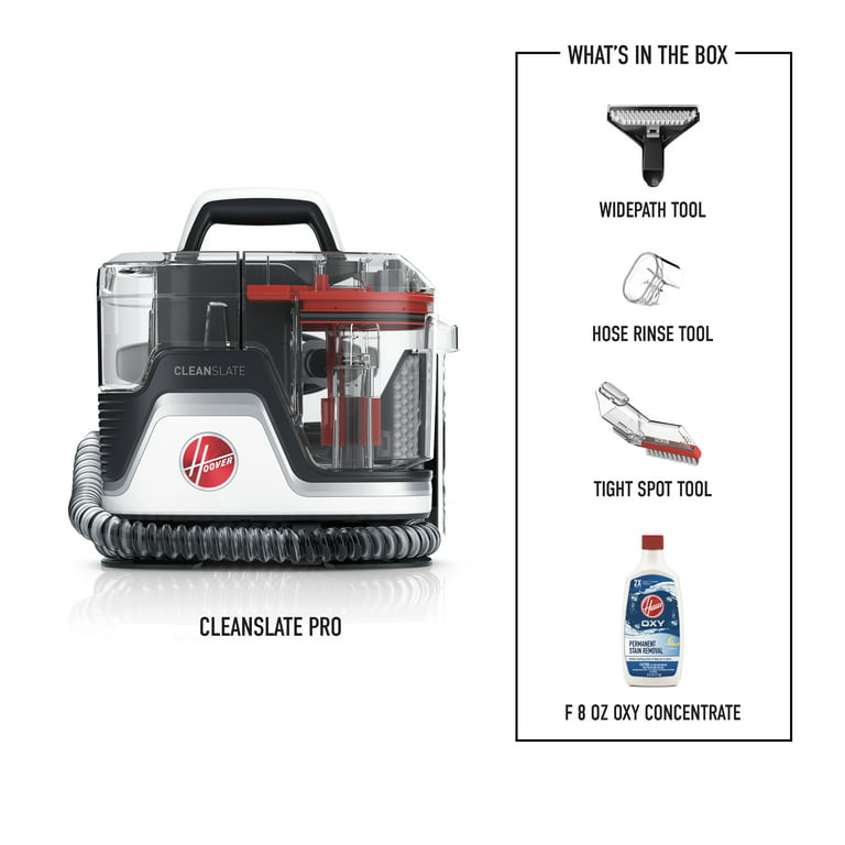 Hoover CleanSlate Portable Carpet and Upholstery Pet Spot Cleaner, FH14010,  1 Count, New