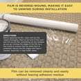 thumbnail image 5 of Dura-Gold Carpet Protection Film, 24-inch x 50' Roll - Clear Self Adhesive Temporary Carpet Protective Covering Tape - Protect Against Foot Traffic, Paint Spills, Dust, Construction Debris, Moving, 5 of 5