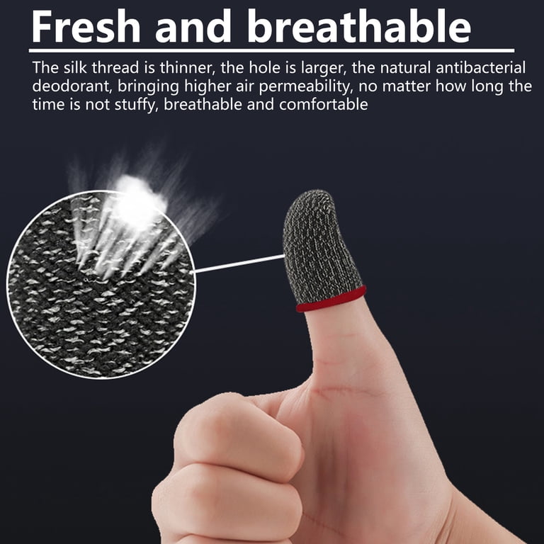 Pair Finger Cover Sweat proof Sensitive Ultra thin Video Games
