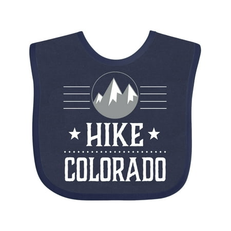 

Inktastic Hike Colorado Hiking Trekking Hiker Gift Gift Baby Boy or Baby Girl Bib
