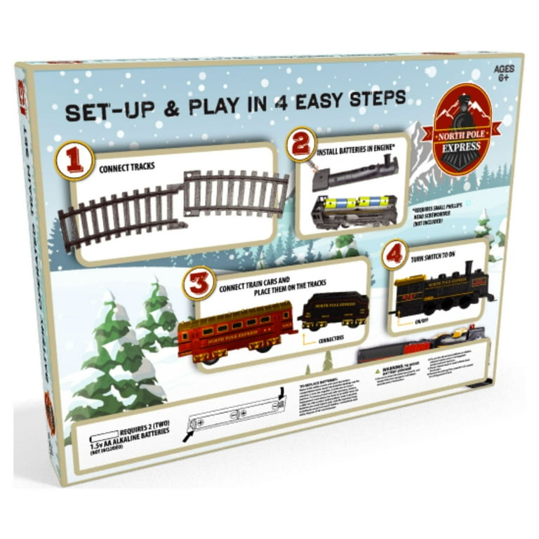 Well Played North Pole Express Train Set Children Ages 6