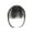 Black_A, variant on FSTDelivery Hair Clip in Bangs Wispy Human Hair Bangs Hairpieces for Women, Fringe Neat Faker Bangs with Temples Hairpieces for Party and Daily Wear, Black Hair Extension