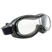 Pacific Coast Airfoil Padded 'Fit Over Glasses' Riding Goggles (Black Frame/Grey Photochromatic)