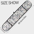 thumbnail image 3 of Dailycode Double Sided Oven Mitt with Loop Heat Resistant Kitchen Long Potholders 7" x 35" Leaf with Red Berries, 3 of 6
