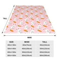thumbnail image 3 of Sikiie Rabbit And Carrot Ultra-Soft Micro flannel Blanket Luxury All Seasons Warm Blanket for Bedding Sofa and Travel (4 sizes)-60"x50", 3 of 7