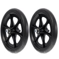 thumbnail image 2 of MasteelfCA 2 Pcs Roue de Fauteuil Roulant 8 Pouces Flexible Roue Robuste Pièce de Fauteuil Roulant, 2 of 8