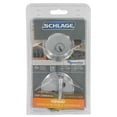 thumbnail image 1 of Schlage B60CSV626 Pêne Dormant à Simple Cylindre en Chrome Satiné, 1 of 7
