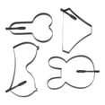 thumbnail image 4 of 4PCS Pancake Mold Egg Ring Anti Scalding Handle Stainless Steel Anti Stick Heat Resistant Cooking Shaper for Kitchen DIY, 4 of 19