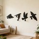 thumbnail image 4 of Gancho de pared con forma de pájaro volador, gancho artístico de metal negro con forma de pájaro, perchero decorativo, colgador de toallas, gancho para llaves para baño, cocina y entrada., 4 of 8