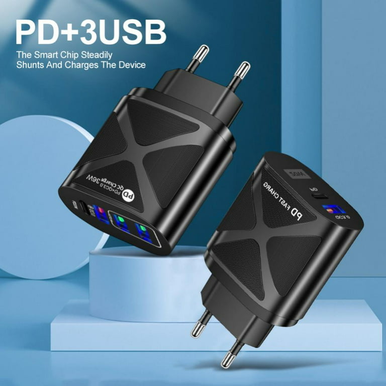 Cargador Rápido USB para coche QC3.0 de 36W o PowerDelivery, Power Case  Ibérica, Correos Market
