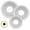 9cm, variant on COCEQUC 2Pcs Rosette Maker Badge Button Ornament,DIY Handmade Ribbon Flower Maker Tool,Clear Plastic Template for Fabric Rosettes, Bows, DIY Crafts