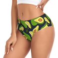 thumbnail image 2 of Fotbe Fresh Avocado Calzones Estampados para Mujer – Ropa Interior de Algodón, Cómoda, Suave y Elástica-4X-Large, 2 of 6