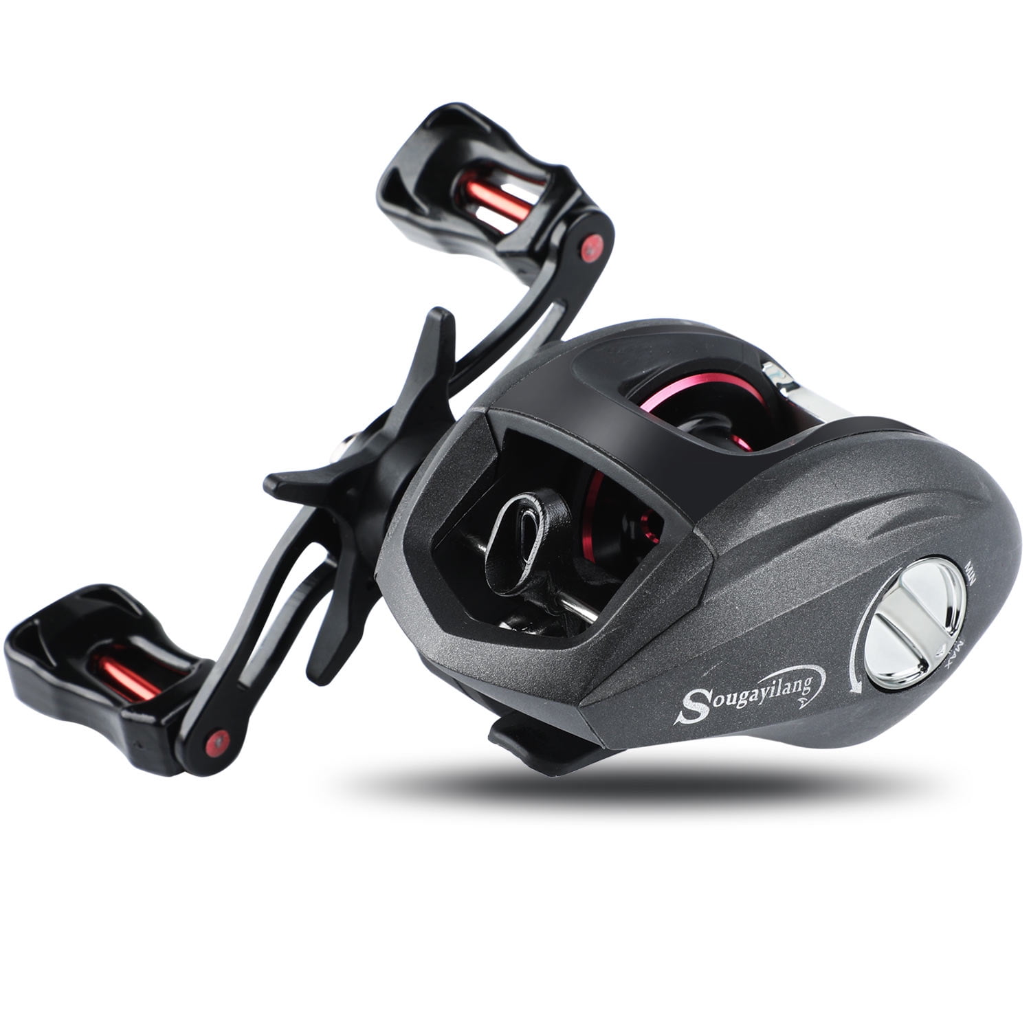 Sougayilang Baitcasting Fishing Reels 12+1 Shielded Bearings Powerful