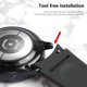 thumbnail image 2 of Correa de Reloj para Samsung Galaxy Watch5/5 Pro/4/4 Classic (Cuero Marrón Azul) Ehuebsd Para estrenar, 2 of 5