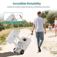 thumbnail image 2 of DEXTRUS 30L Portable Sink for Washing Hands and 19.8 Gallon Portable Tank Water Holding Tank - White & Gray, 2 of 8