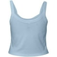thumbnail image 2 of Bella + Canvas Womens Plain Micro-Rib Spaghetti Strap Tank Top, 2 of 3