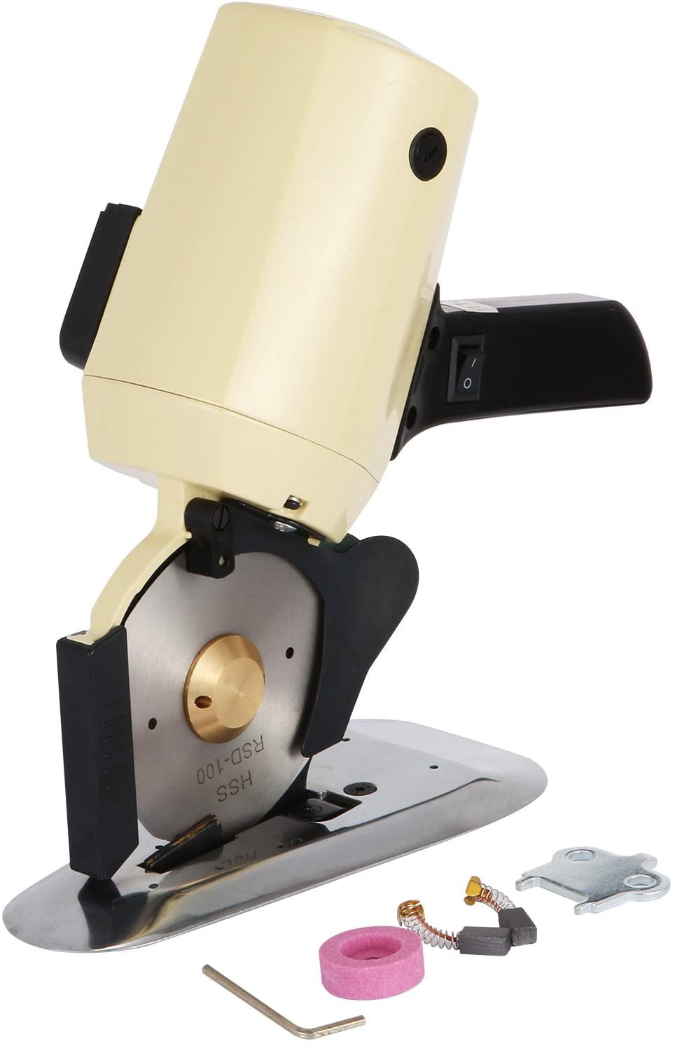 VEVOR Electric Cloth Cutter 4" Rotary Blade Fabric Cutting Machine 250W