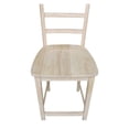 thumbnail image 5 of Home Square Furniture 24" Counter Stool in Unfinished - Set of 3, 5 of 9