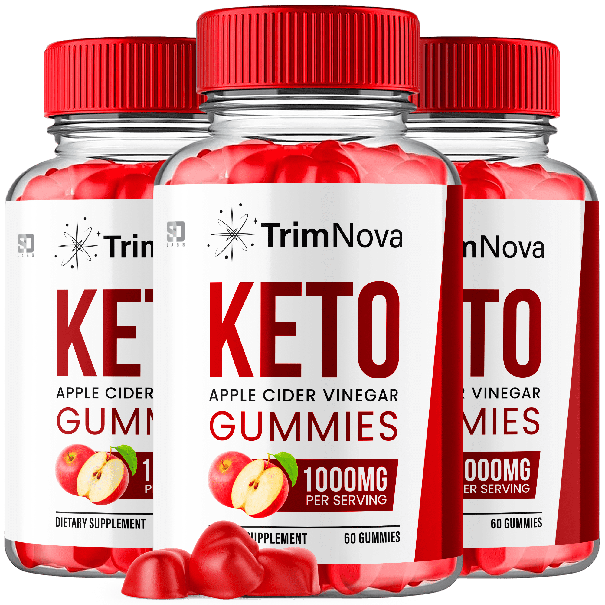 TrimNova Keto ACV Gummies Maximum Strength Weight Management Supplement 180 Gummies