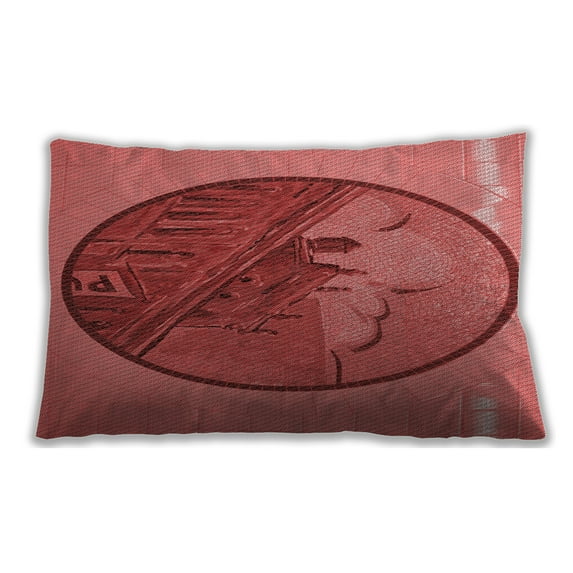Ahgly Company Indoor Rectangular Contemporary Lumbar Throw Pillow, 13 inch by 19 inch