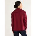 thumbnail image 6 of Free Assembly Women's and Women's Plus Half Zip Pullover Sweatshirt, Sizes XS-4X, 6 of 6