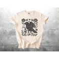 thumbnail image 4 of Boho Crow Shirt, Bird Coffee Lover, Oversize, Womens, Mens, T-shirt, 4 of 6