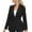 Black, variant on Gyexs Womens Blazers Work Casual Dress Jackets Long Sleeve Light Weight Trench Coat Loose Fit Outerwear with Belts, Black, Size L