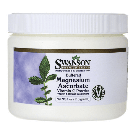 Country Life Buffered Vitamin - Swanson Buffered Magnesium Ascorbate Vitamin C Powder 4 oz (113 g) Pwdr