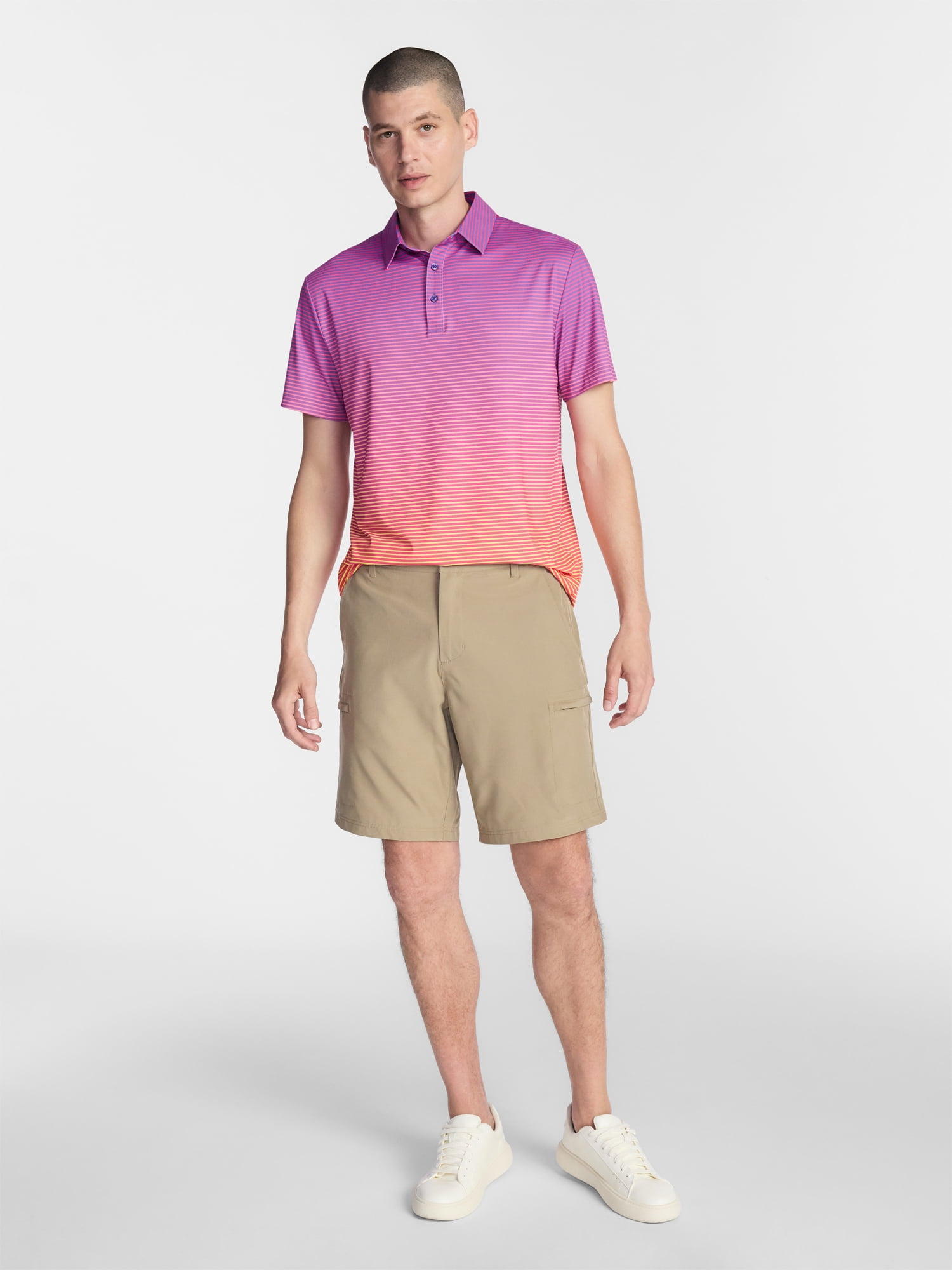 Birdie Bound Men's & Big Men's Cargo Golf Shorts, 9" Inseam, Sizes 28-48