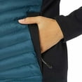 thumbnail image 3 of 32 Degrees Womens Mixed Media Jacket (Dark Teal, X-Large), 3 of 4