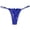Blue, variant on Lace Thongs For Women Plus Size Sexy Underwear T Back Stretch string thong (Black, One Size)