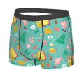 thumbnail image 5 of Goofa Happy Summer Printed Men's Boxer Briefs Underwear, Moisture-Wicking Underwear, Trunk,Soft and Breathable Cotton Underwear-X-Large, 5 of 9