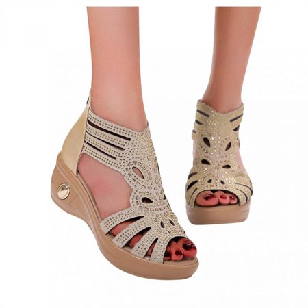 

Todqot Slippers for Women- Anti Slip Summer Flat Casual Comfy Quick Dry Open Toe Slippers Beige 38