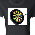 thumbnail image 4 of Inktastic Dart Board Women's T-Shirt, 4 of 5
