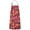 Colorful Spotted Mushroom, variant on Red Strawberry Plants Fruit Apron-Garden Aprons for Women with Pockets-Cotton Linen Waterproof Kitchen Cooking Gardening Aprons Adjustable for Kitchen,Cooking,BBQ and Salon 33x27 Inch