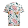 thumbnail image 3 of High Quality Hawaiian Shirts for Men Short Sleeve Aloha Beach Shirt Floral Summer Casual Button Down Shirts Blouses TRWYCH, 3 of 7