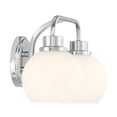 thumbnail image 4 of Meridian M80080NB 2-Light Bathroom Vanity Light in Natural Brass, 4 of 7