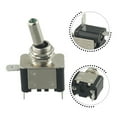 thumbnail image 1 of 12V LED Illuminée Marche/arrêt Tableau de Bord SPST TOGGLE SWITCH Voiture Bateau pour Rallye, 1 of 8