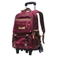 thumbnail image 1 of Sac à Dos Roulant pour Étudiant Bagage Détachable Sac à Dos à Roulettes Sac à Dos d'École, 1 of 4