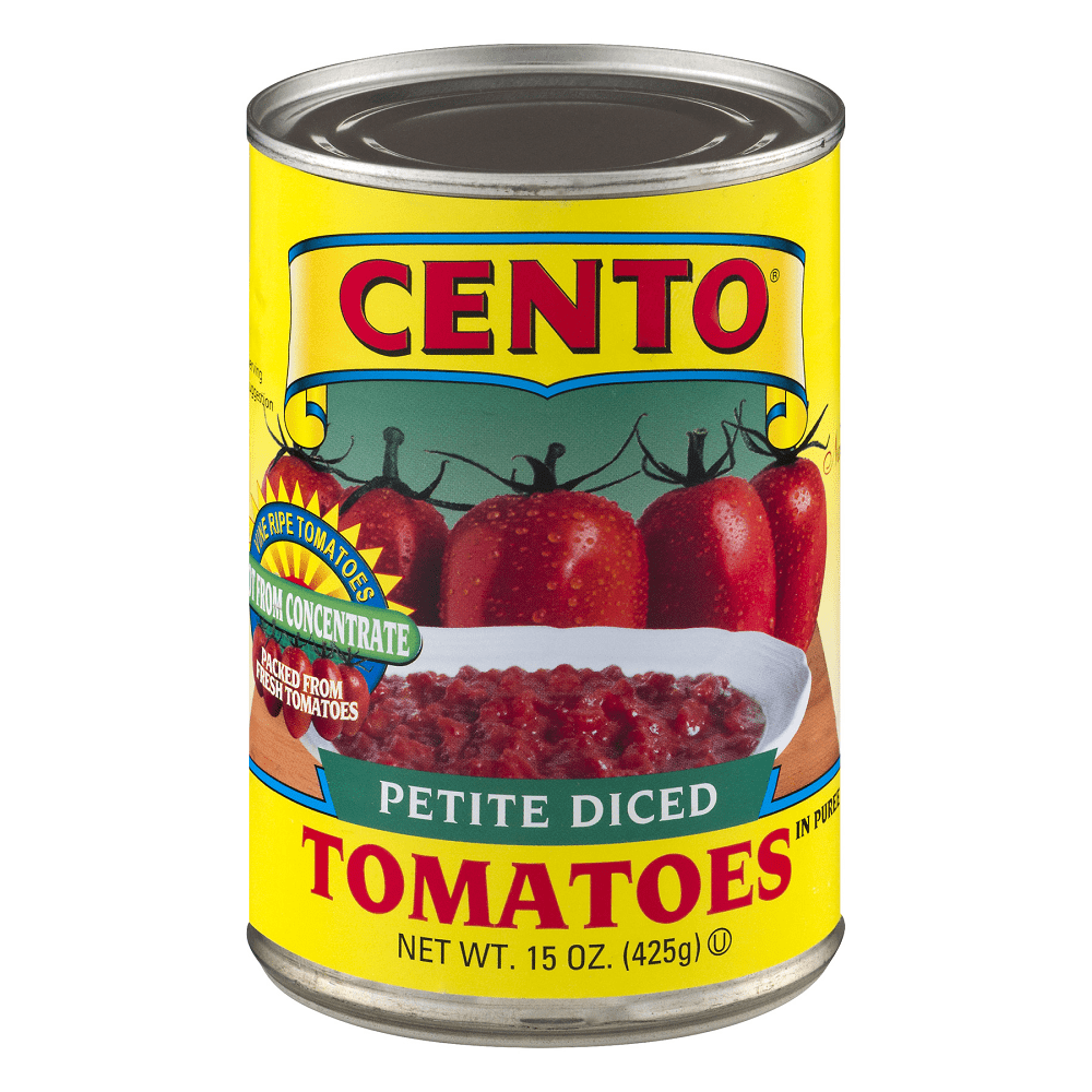 Cento Petite Diced Tomatoes, 15 oz [Pack of 12]