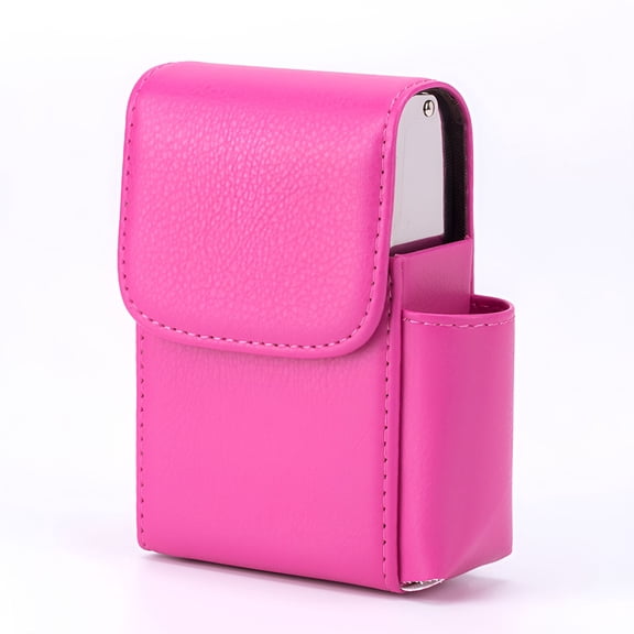 GASTROPOD Cigarette Case, Wallet PU Leather with Lighter Holder Cigarette Storage Holder Pocket Box Container