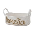 thumbnail image 1 of Cateissary Cesta de almacenamiento plegable con asas para organizar juguetes y artículos esenciales para bebé, contenedor de baño para bebé Almacenamiento y organización del hogar tipo+4, 1 of 6