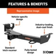 thumbnail image 2 of Curt 31433 Front Hitch with 2 In Receiver Fits Jeep Wrangler & Jeep JK Wrangler, 2 of 2